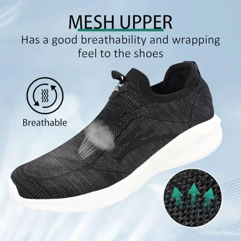 Giniros Sneakers Uomo Scarpe Running Corsa Ginnastica Camminata Casual Jogging Trekking Tennis Outdoor Fitness Sportive miniatura 3