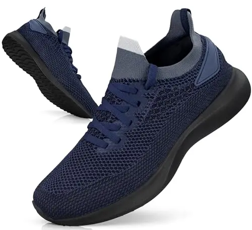 Giniros Sneakers Uomo Scarpe Running Corsa Ginnastica Camminata Traspiranti Mesh Scarpe Ginnastica Uomo Comode Scarpe