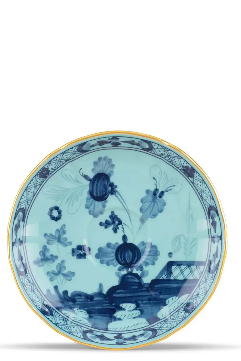 Piattino Caffè 'Oriente Italiano' ⌀ 13,5 Cm Azzurro