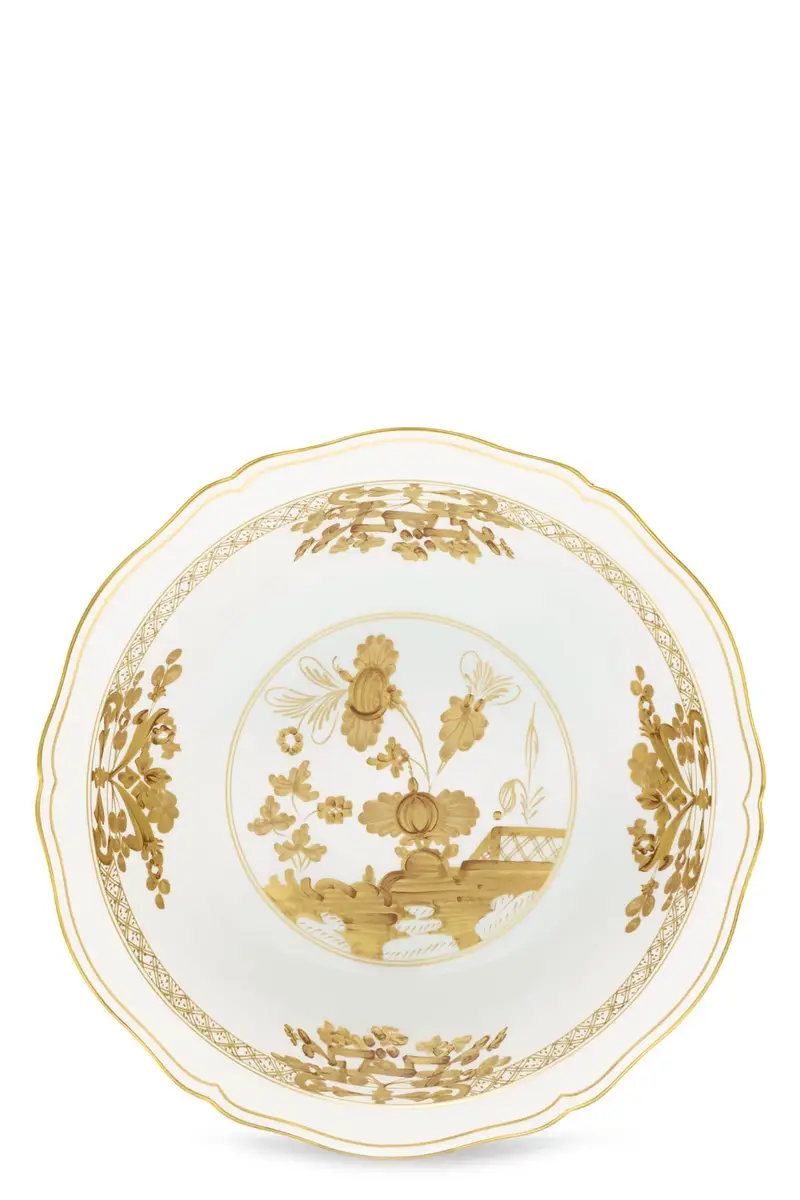 Piatto Da Portata Fondo 'Oriente Italiano' ⌀34.8Cm Oro