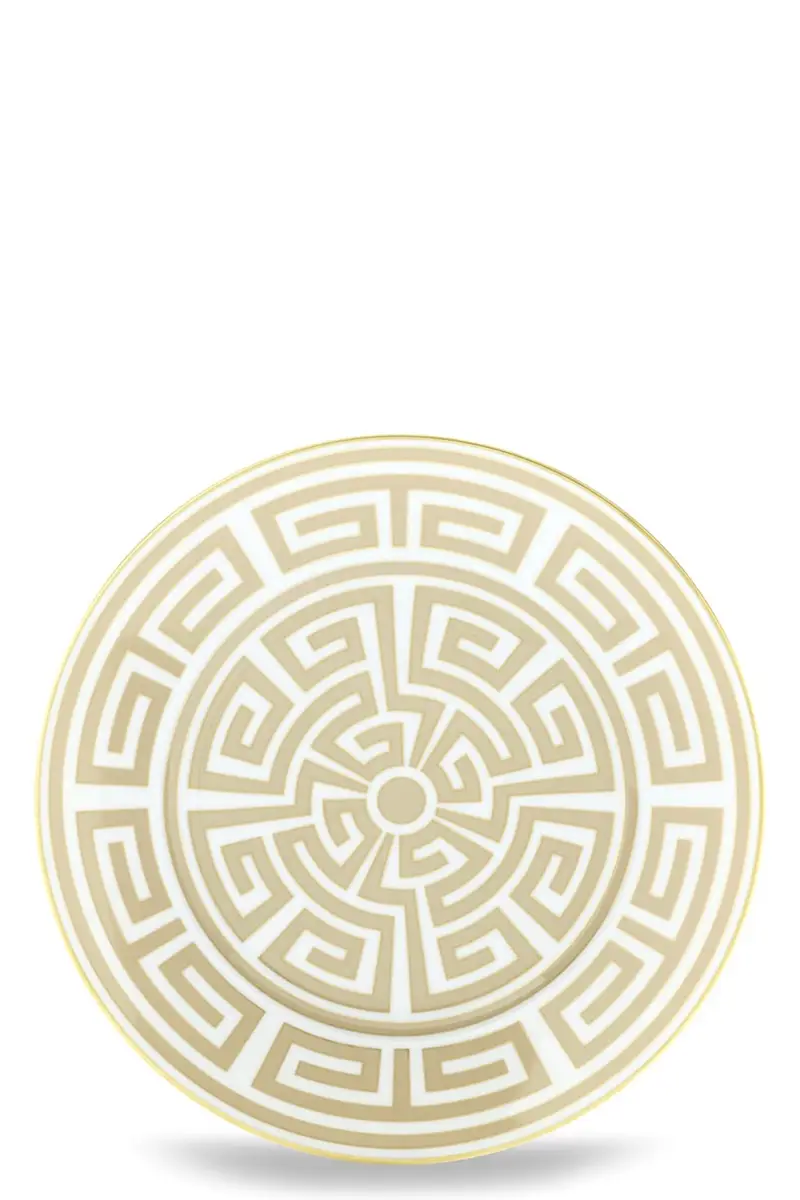 Piatto Dessert 'Labirinto' ⌀ 22 Cm Beige