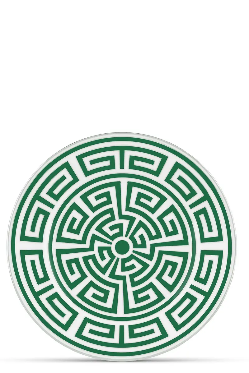 Piatto Dessert 'Labirinto' ⌀ 22 Cm Verde