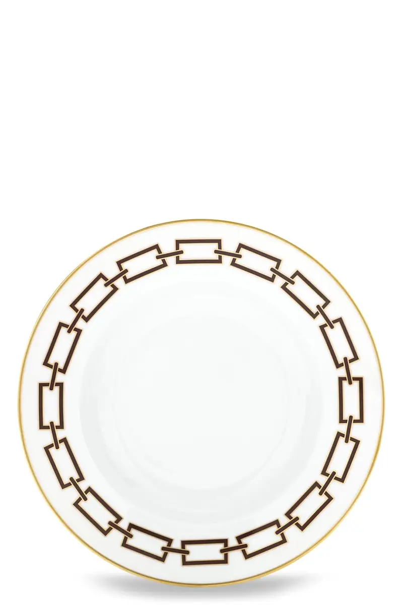 Piatto Fondo 'Catene' ⌀ 24,5 Cm Marrone