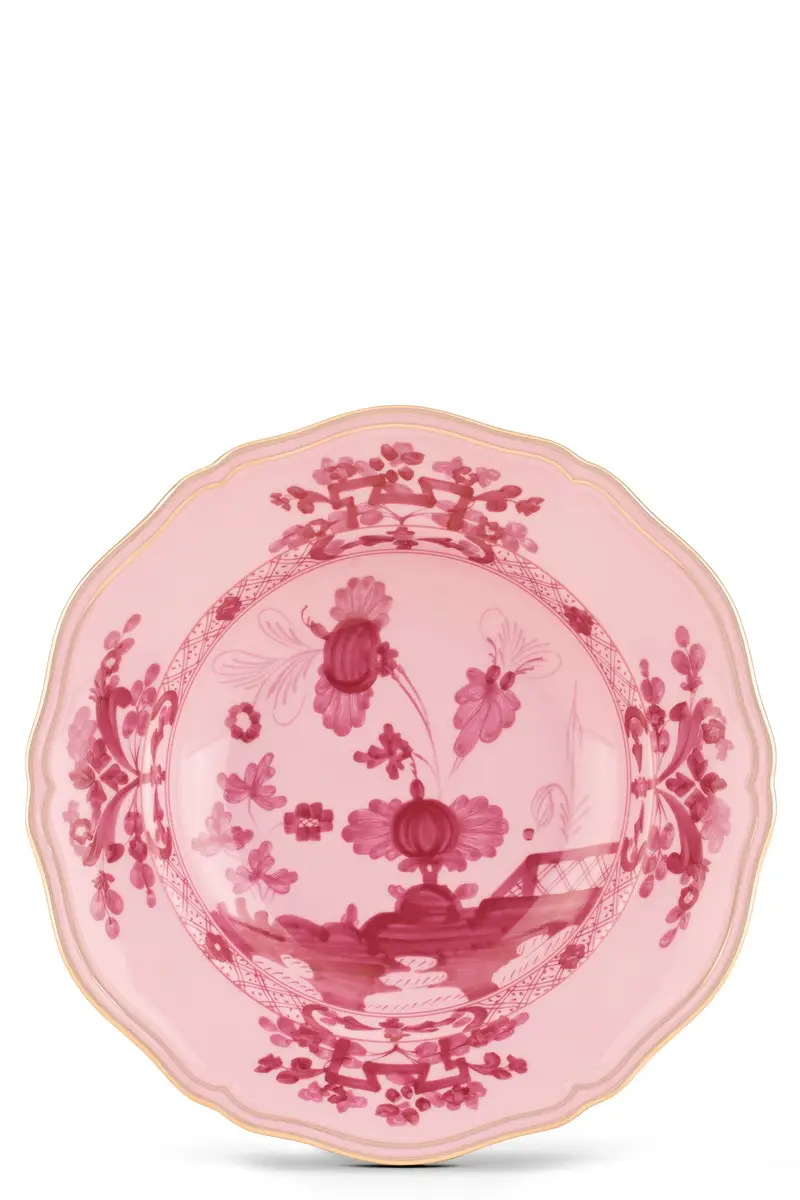 Piatto Fondo 'Oriente Italiano' ⌀ 24 Cm Rosa