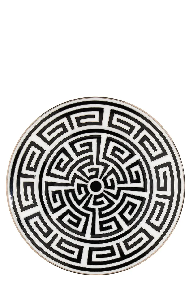 Piatto 'Labirinto Impero' ⌀ 22 Cm Bianco