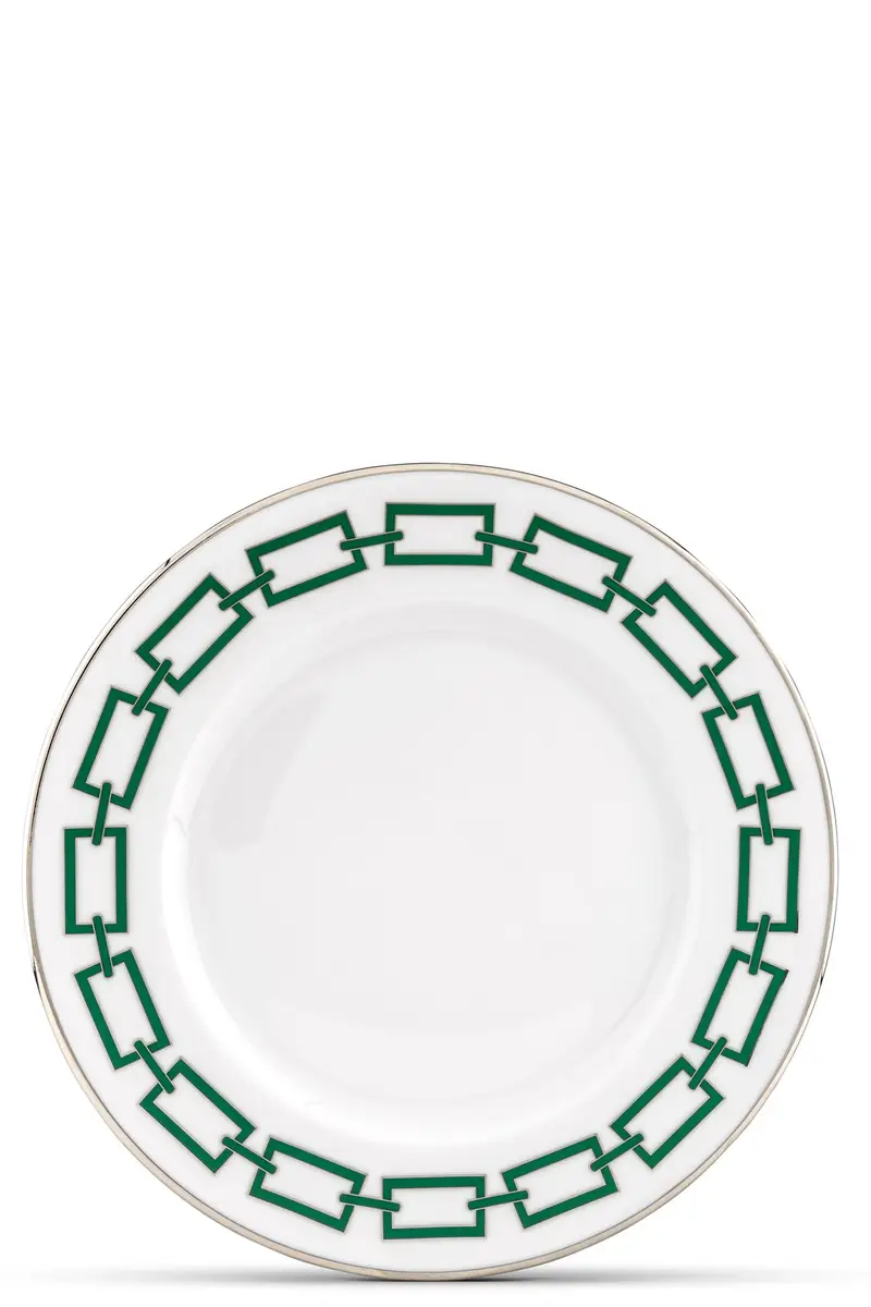 Piatto Piano 'Catene' ⌀ 28 Cm Verde
