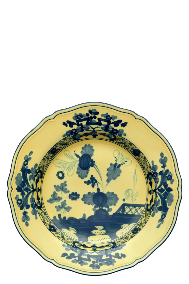 Piatto Piano 'Oriente Italiano' ⌀ 26, 5 Cm Giallo