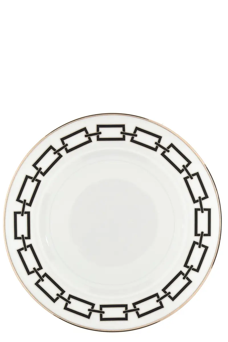 Piatto Segnaposto 'Catene' ⌀ 31 Cm Bianco