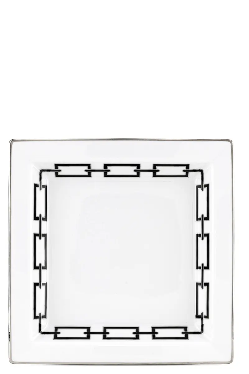 Svuotatasche 'Catene' ⌀ 24, 5 Bianco