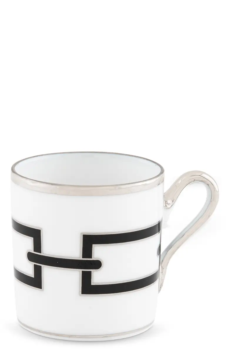 Tazzina 'Catene' 80 Cc Bianco