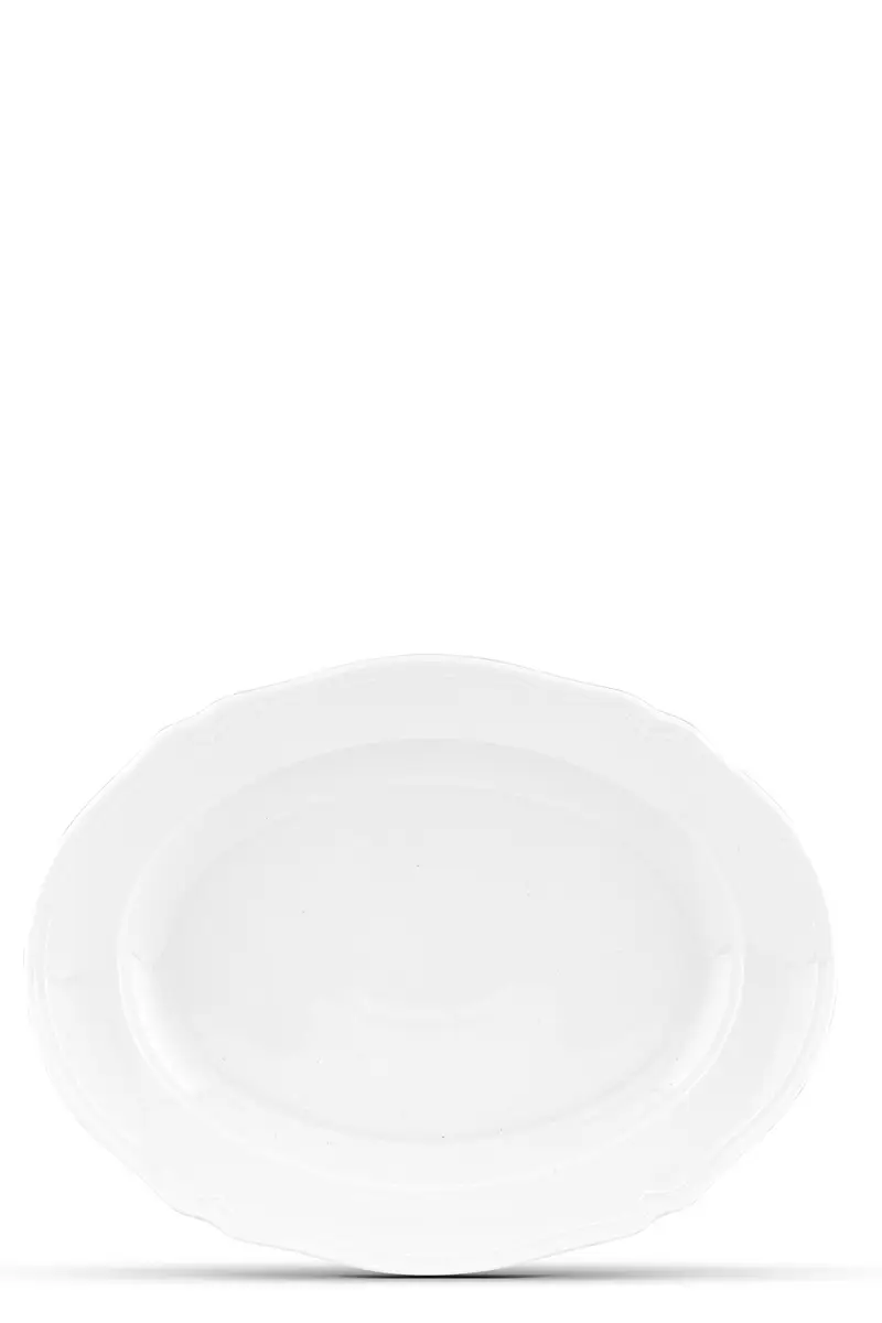 Vassoio 'Antico Doccia' ⌀ 34 Cm Bianco