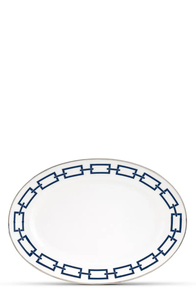 Vassoio 'Catene' ⌀ 40 Cm Blu