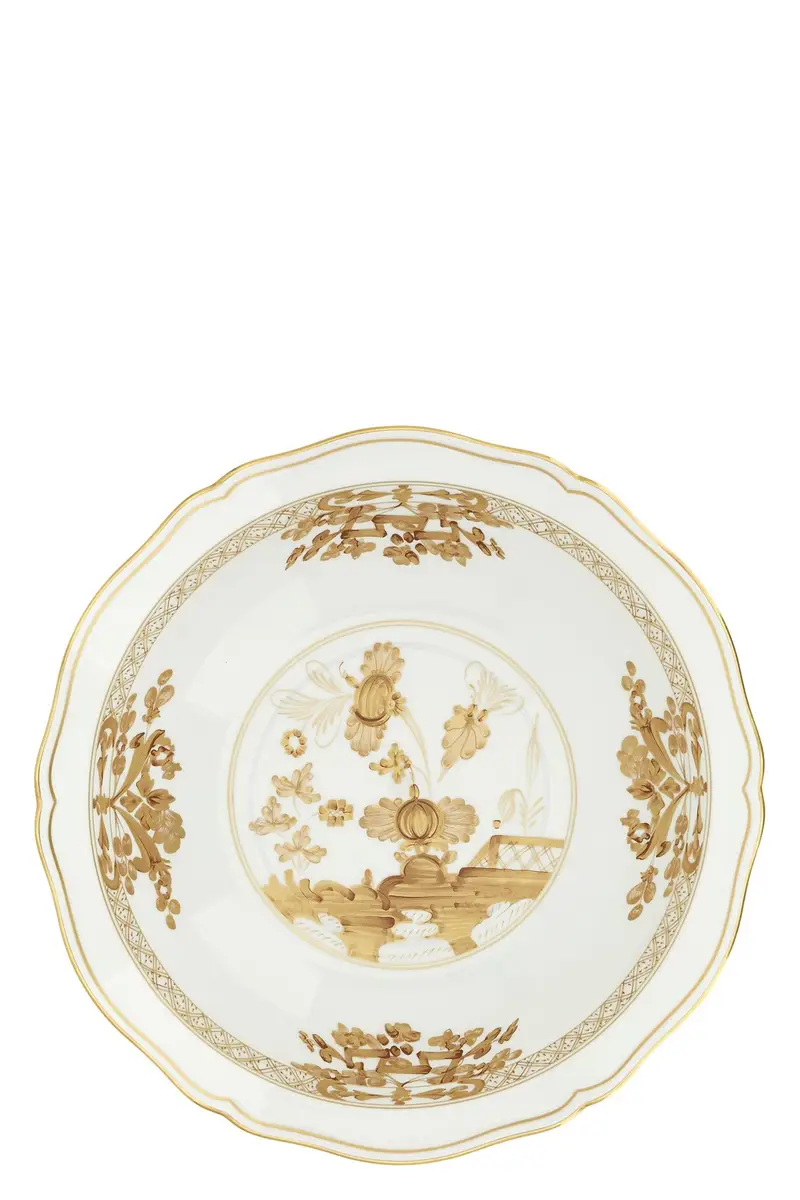 Vassoio Fondo 'Oriente Italiano' ⌀34.8Cm Bianco