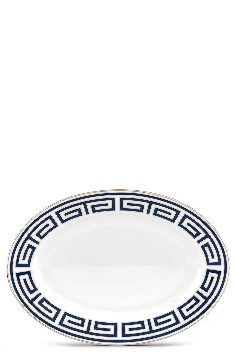 Vassoio 'Labirito Impero' Bianco