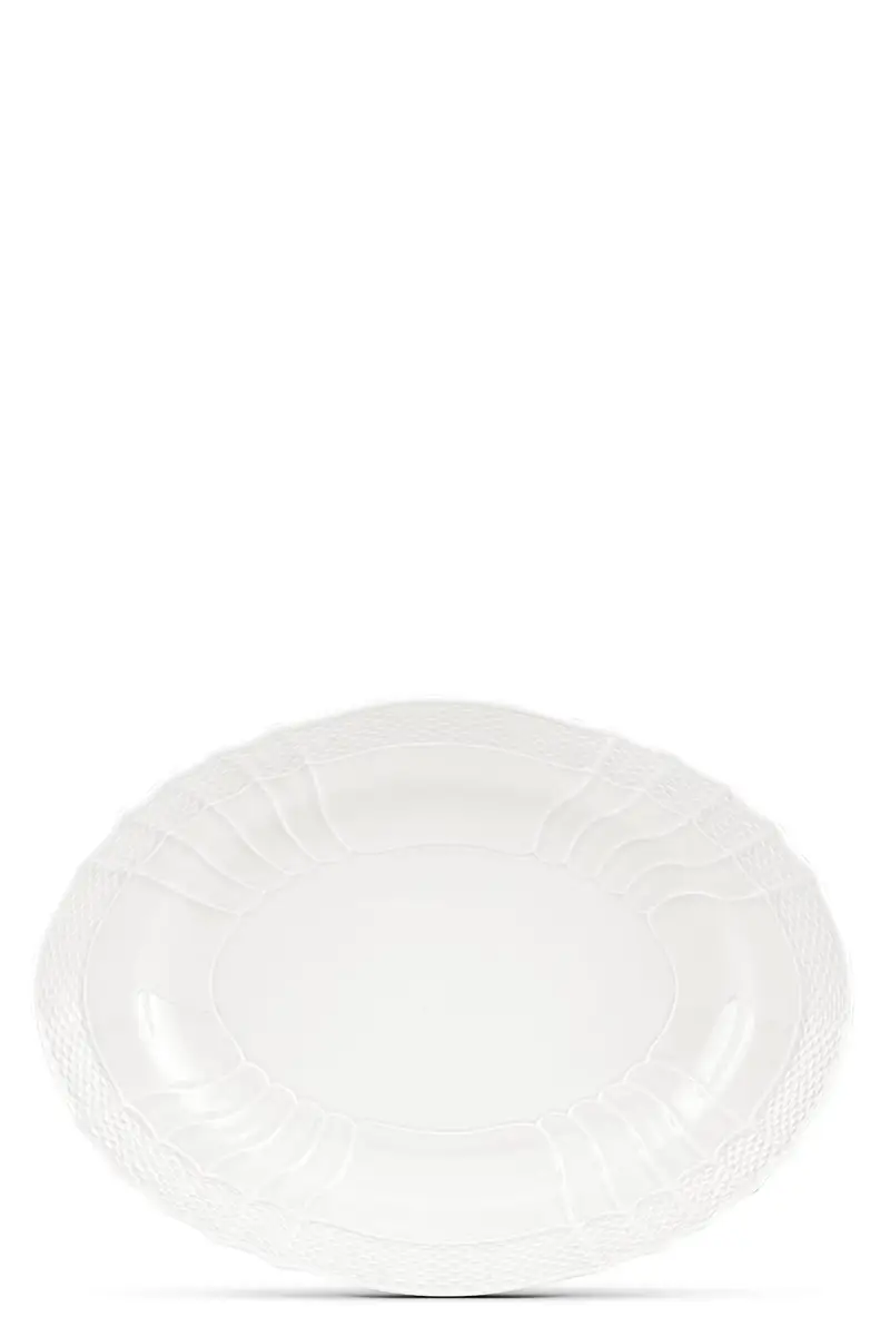 Vassoio Ovale 'Vecchio Ginori' Bianco