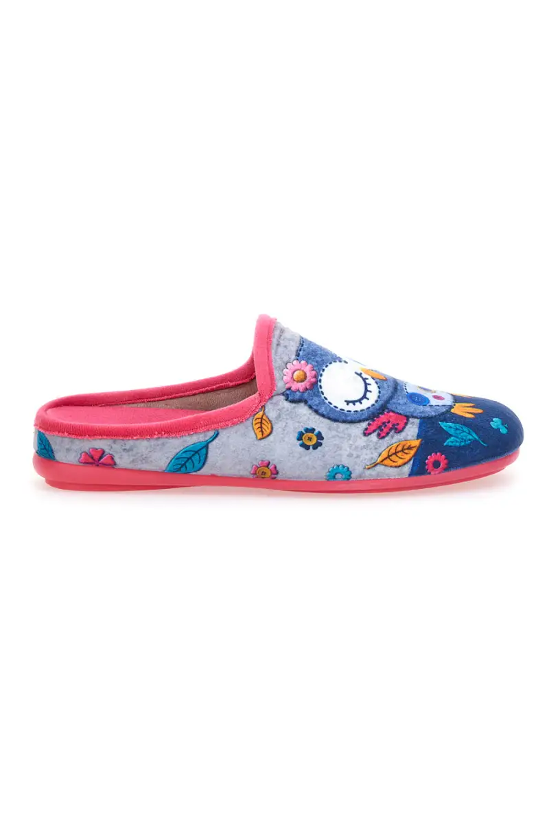 Pantofole Gio Dreams 255 Gufo Blu [FUXIA]