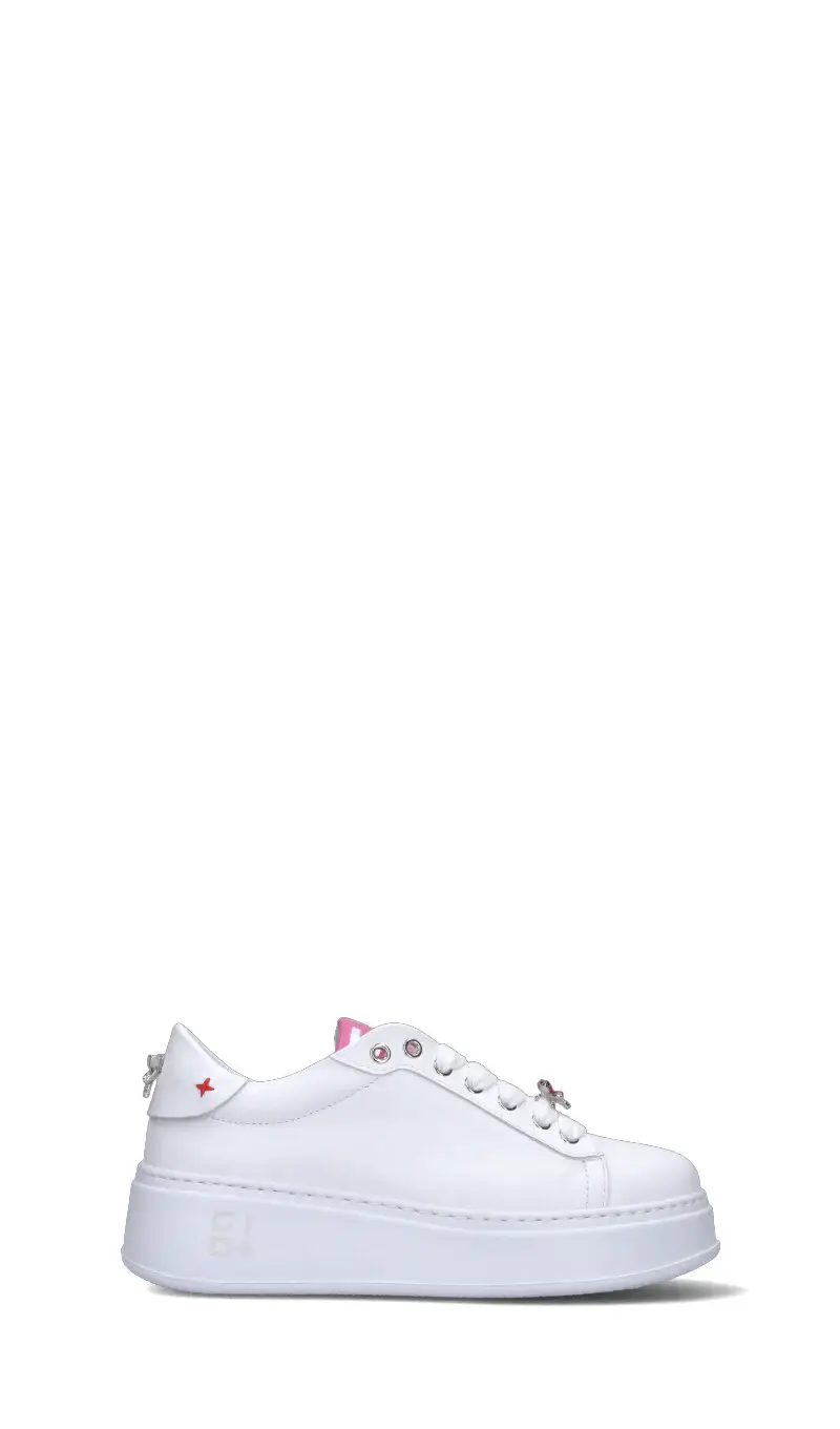 Sneaker donna bianca in pelle Vario