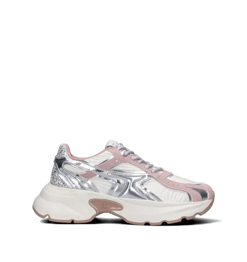 Sneaker donna bianca/rosa Vario