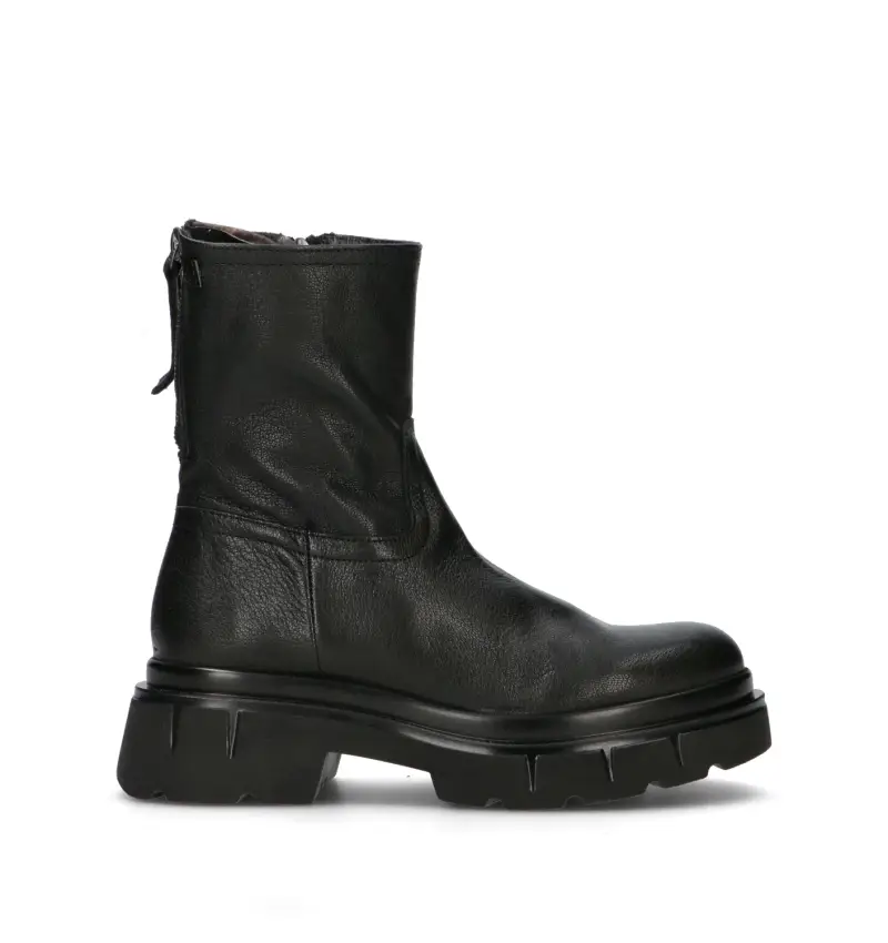 Tronchetto donna nero in pelle Vario