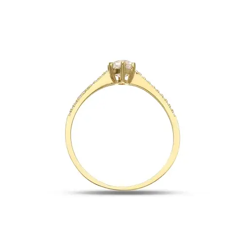 Anello Donna Solitario Oro Giallo GL102220 miniatura 2