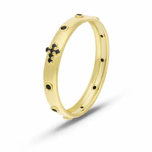 Anello Rosario Uomo Oro Giallo GL102363