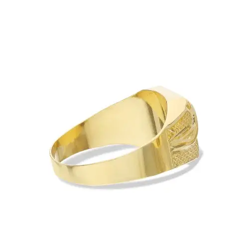 Anello Uomo Oro Giallo GL102115 miniatura 2