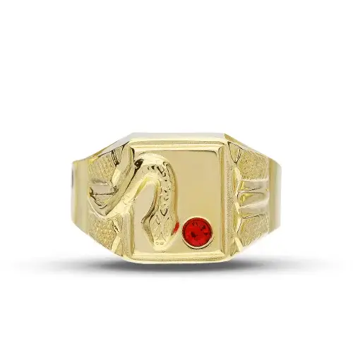 Anello Uomo Oro Giallo GL102115 miniatura 3