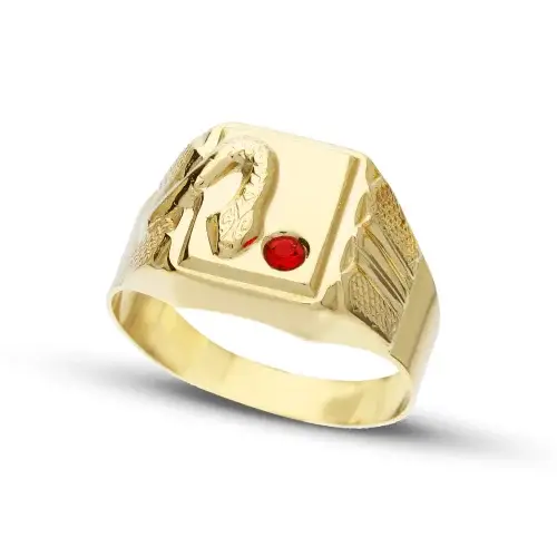 Anello Uomo Oro Giallo GL102115