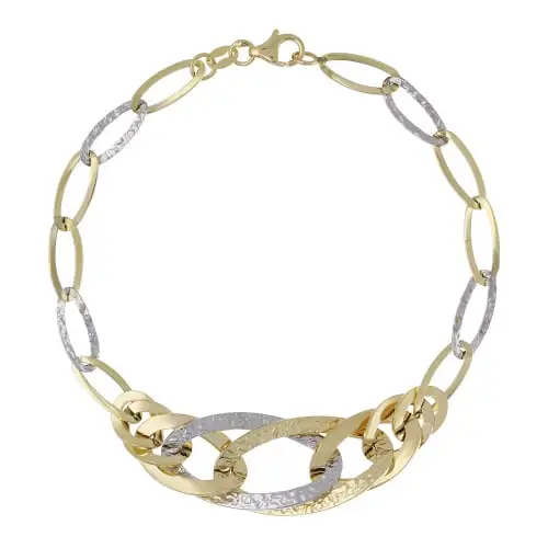 Bracciale Donna Oro Bianco Giallo GL102245