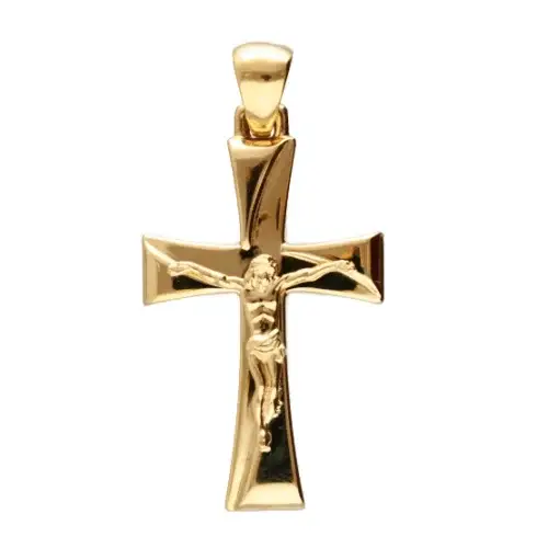 Ciondolo Croce Uomo Oro Giallo GL102084