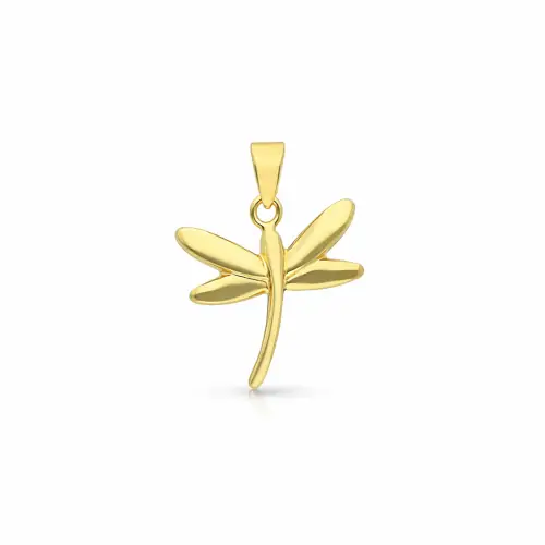 Gioielleria Lucchese Oro Ciondolo Libellula Oro Giallo
