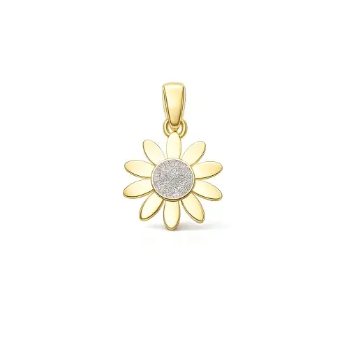 Ciondolo Margherita Oro Bianco Giallo GL102417