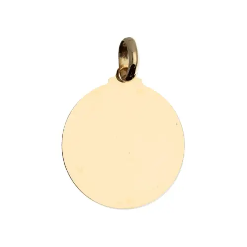 Ciondolo Medaglia Personalizzabile Oro Giallo GL102098