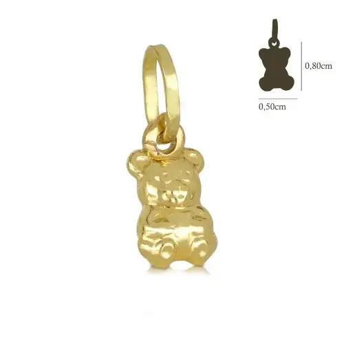Ciondolo Orsetto Oro Giallo GL-G21711235 miniatura 2