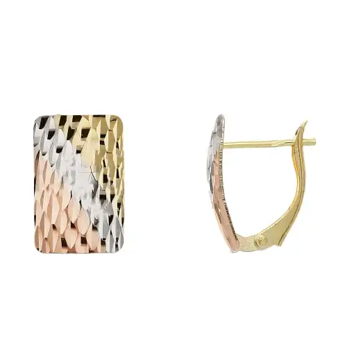 Gioielleria Lucchese Oro Orecchini Donna Rosa 3461581