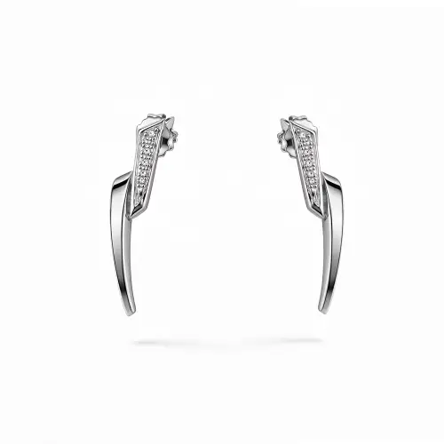 Orecchini Donna Oro Bianco GL102403