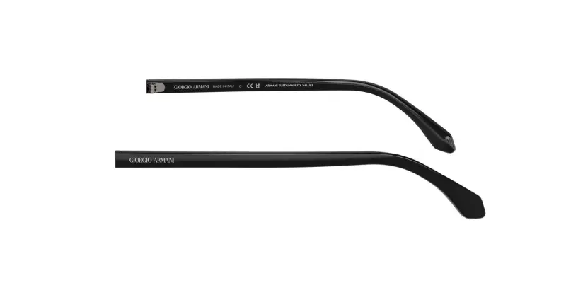 Aste di ricambio AR8219U Aste di ricambio Acetato Marrone miniatura 2