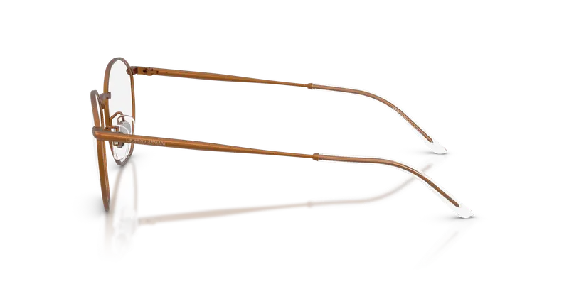 Giorgio Armani Donna AR5156 3201 Montature da vista Acciaio Bronzo Trasparente Rotonda Normale miniatura 3