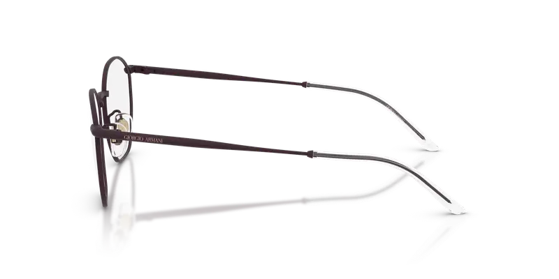 Giorgio Armani Donna AR5156 3393 Montature da vista Acciaio Viola Trasparente Rotonda Normale miniatura 3