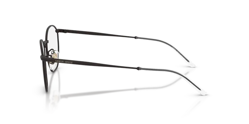 Giorgio Armani Donna AR5156 3394 Montature da vista Acciaio Nero Trasparente Rotonda Normale miniatura 3