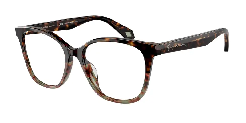 Donna AR7246U 5879 Montature da vista Acetato Marrone Trasparente Cat Eye Normale