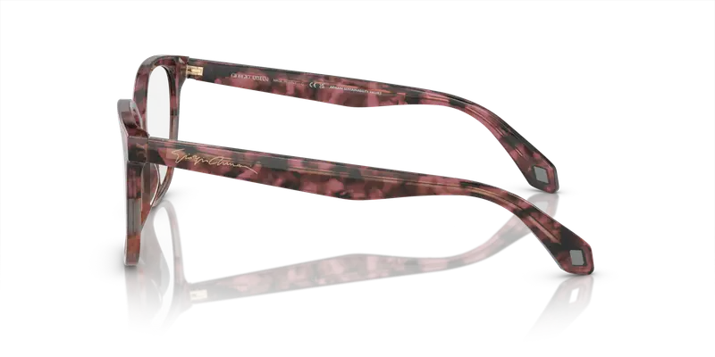 Giorgio Armani Donna AR7246U 6032 Montature da vista Acetato Marrone Trasparente Cat Eye Normale miniatura 3