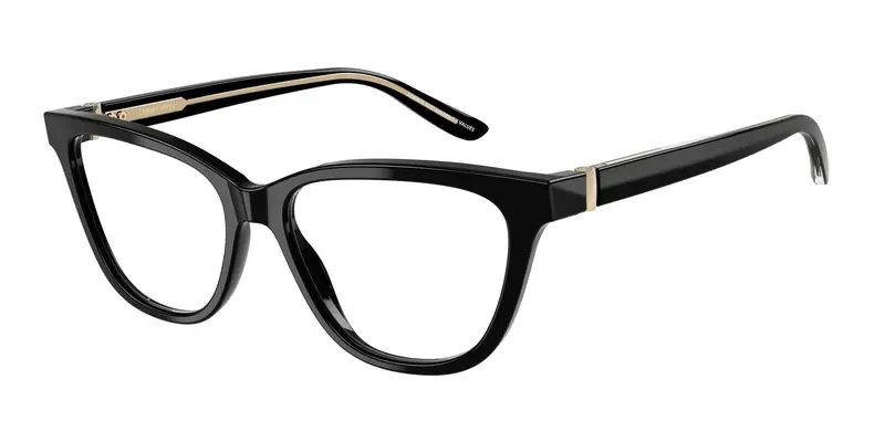 Donna AR7263 5875 Montature da vista Acetato Nero Trasparente Cat Eye Normale