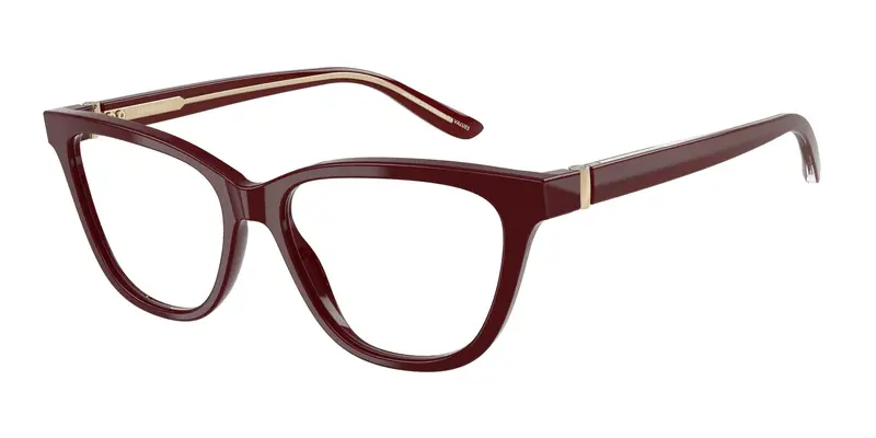 Giorgio Armani Donna AR7263  5955 Montature da vista Acetato Rosso Trasparente Cat Eye Normale
