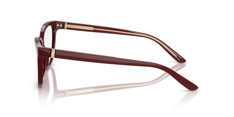 Giorgio Armani Donna AR7263 5955 Montature da vista Acetato Rosso Trasparente Cat Eye Normale miniatura 3