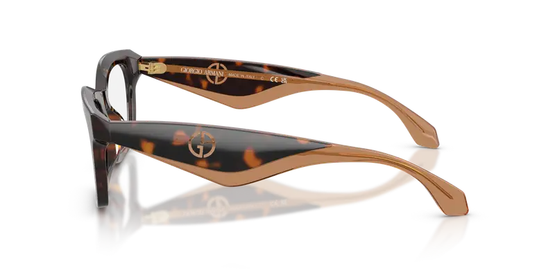 Giorgio Armani Donna AR7277U 5026 Montature da vista Acetato Tartaruga Trasparente Farfalla Normale miniatura 3