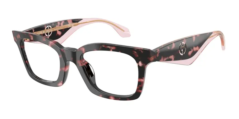 Giorgio Armani Donna AR7277U  6230 Montature da vista Acetato Tartaruga Trasparente Farfalla Normale