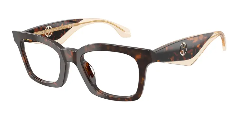 Giorgio Armani Donna AR7277U  6231 Montature da vista Acetato Tartaruga Trasparente Farfalla Normale