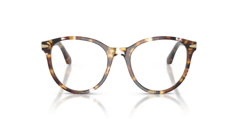 Giorgio Armani Donna AR7279 6232 Montature da vista Acetato Tartaruga Trasparente Rotonda Normale miniatura 2