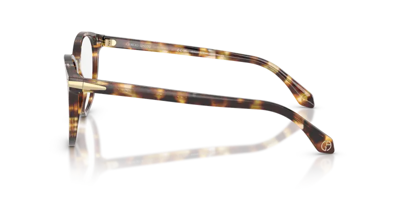 Giorgio Armani Donna AR7279 6232 Montature da vista Acetato Tartaruga Trasparente Rotonda Normale miniatura 3